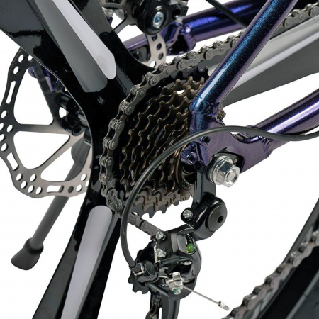 Bicicleta MTB-HT 26" CARPAT Evolution 2.6, cadru aluminiu 17", jante magneziu, manete secventiale, frane disc, 21 viteze [9]