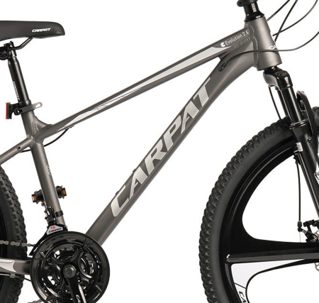 Bicicleta MTB-HT 26" CARPAT Evolution 2.6, cadru aluminiu 17", jante magneziu, manete secventiale, frane disc, 21 viteze [9]
