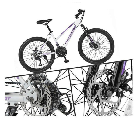 ﻿﻿Bicicleta MTB-HT 26" Carpat One, cadru otel 17", manete RevoShift, frane disc, 21 viteze [4]