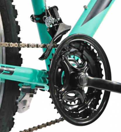 Bicicleta MTB-HT 26" DHS Terrana 2604, cadru otel, manete revoshift, frane V-Brake, 18 viteze [4]