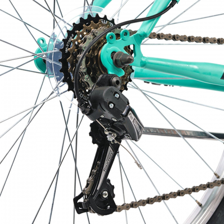 Bicicleta MTB-HT 26" DHS Terrana 2604, cadru otel, manete revoshift, frane V-Brake, 18 viteze [5]