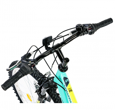 Bicicleta MTB-HT 26" DHS Terrana 2604, cadru otel, manete revoshift, frane V-Brake, 18 viteze [3]