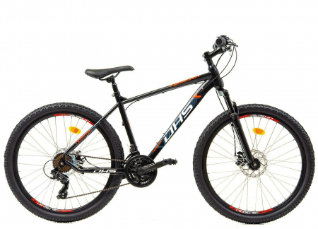 Bicicleta MTB-HT 26" TERRANA 2605, cadru otel, manete revoshift, frane disc, 21 viteze [1]