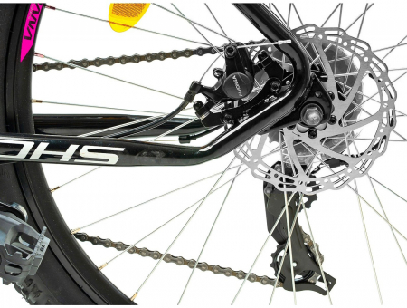 Bicicleta MTB-HT 26" TERRANA 2605, cadru otel, manete revoshift, frane disc, 21 viteze [6]