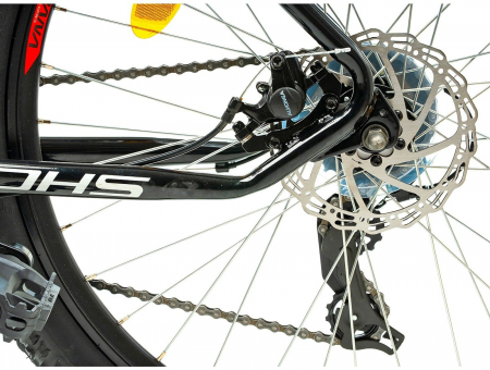 Bicicleta MTB-HT 26" TERRANA 2605, cadru otel, manete revoshift, frane disc, 21 viteze [6]