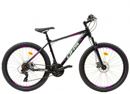 Bicicleta MTB-HT 26" TERRANA 2605, cadru otel, manete revoshift, frane disc, 21 viteze [1]