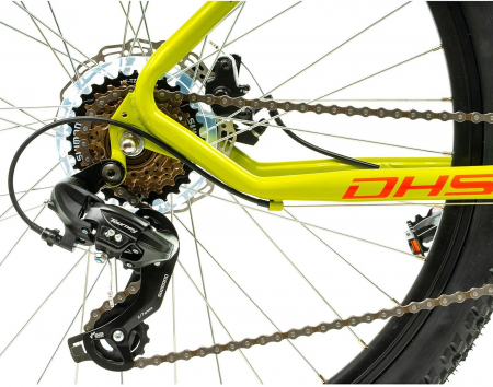 Bicicleta MTB-HT 26" TERRANA 2605, cadru otel, manete revoshift, frane disc, 21 viteze [8]