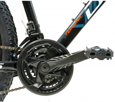 Bicicleta MTB-HT 26" TERRANA 2605, cadru otel, manete revoshift, frane disc, 21 viteze [7]