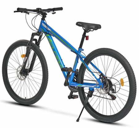 Bicicleta MTB-HT 26" VELORS Challenge 2.6, cadru otel 17", manete secventiale, frane disc, 21 viteze, albastru/verde [2]