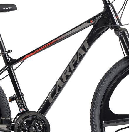 Bicicleta MTB-HT 27.5" CARPAT Evolution 2.7, cadru aluminiu, jante magneziu, manete secventiale, frane disc, 21 viteze [10]