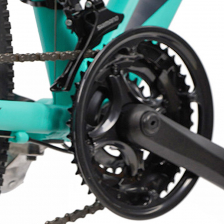 Bicicleta MTB-HT 27.5" COLINELLI 2722, cadru aluminiu 16.5", manete secventiale, frane V-Brake, 21 viteze, turcoaz [3]