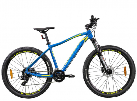 Bicicleta MTB-HT 27.5" DEVRON Riddle RM1.7, cadru aluminiu, manete secventiale, frane hidraulice, 24 viteze [1]