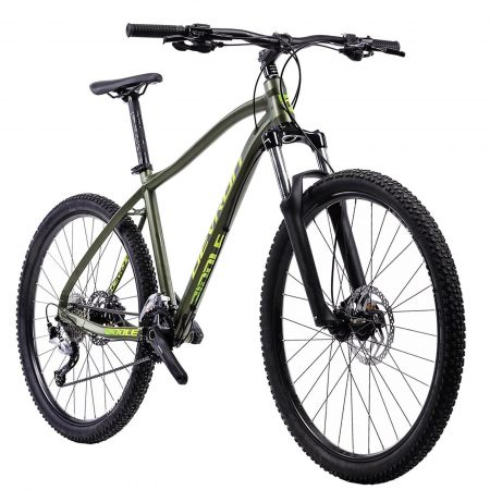 Bicicleta MTB-HT 27.5" DEVRON Riddle RM1.7, cadru aluminiu 19.5", manete secventiale, frane hidraulice, 24 viteze, verde/galben [1]