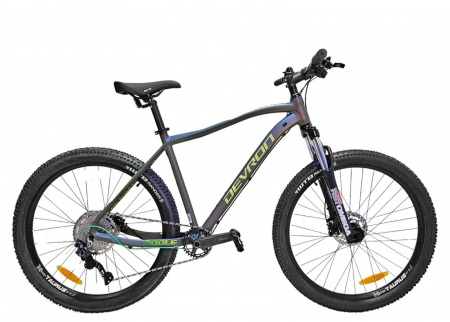 BICICLETE MTB-HT - Bicicleta MTB-HT 27.5" DEVRON Riddle RM4.7, cadru aluminiu 19", manete secventiale, frane hidraulice, 10 viteze, verde