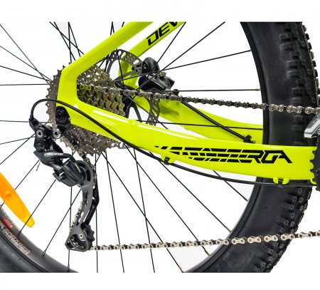 Bicicleta MTB-HT 27.5" DEVRON Zerga M1.7, cadru aluminiu 20.5", manete secventiale, frane hidraulice, 20 viteze, verde fluo [6]