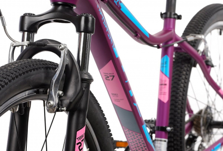 Bicicleta MTB-HT 27.5" DHS Terrana 2722, cadru aluminiu, manete secventiale, frane V-Brake, 21 viteze [3]