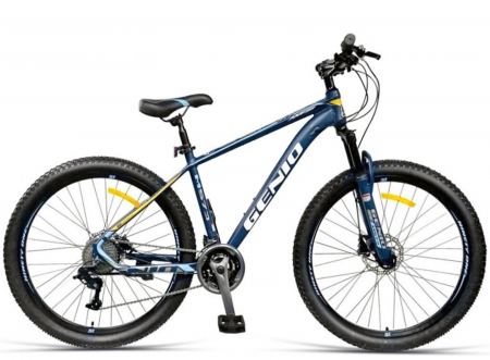 BICICLETE MOUNTAIN BIKE - Bicicleta MTB-HT 27.5" GENIO M573, cadru aluminiu, manete secventiale, frane hidraulice, 27 viteze