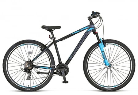 BICICLETE MTB-HT - Bicicleta MTB-HT 27.5" UMIT Mirage V, cadru aluminiu 18", frane V-Brake, 21 viteze, antracit/albastru