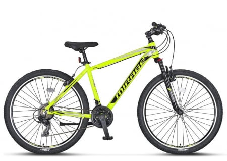 BICICLETE MTB-HT - Bicicleta MTB-HT 27.5" UMIT Mirage V, cadru aluminiu 18", frane V-Brake, 21 viteze, verde lime