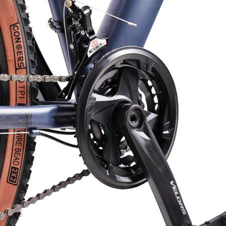 Bicicleta MTB-HT 27.5" VELORS Boost 2.7, cadru otel, manete secventiale, frane disc, 21 viteze [8]