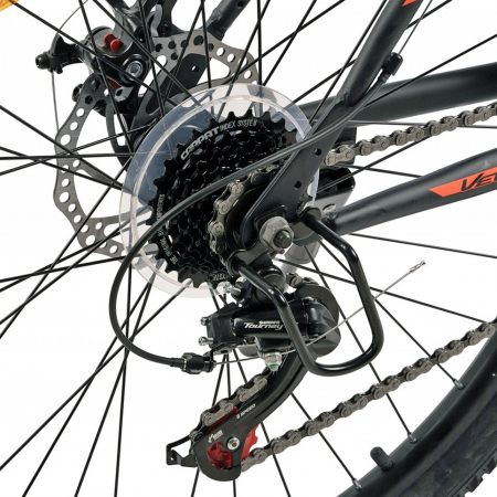Bicicleta MTB-HT 27.5" VELORS Challenge 2.7, cadru otel, manete secventiale, frane disc, 21 viteze [8]