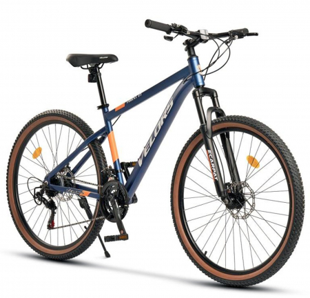 BICICLETE MOUNTAIN BIKE - Bicicleta MTB-HT 27.5" VELORS Forest 2.7, cadru aluminiu, manete secventiale, frane disc, 21 viteze