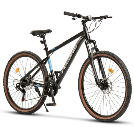 BICICLETE MOUNTAIN BIKE - Bicicleta MTB-HT 27.5" VELORS Forest 2.7, cadru aluminiu, manete secventiale, frane disc, 21 viteze