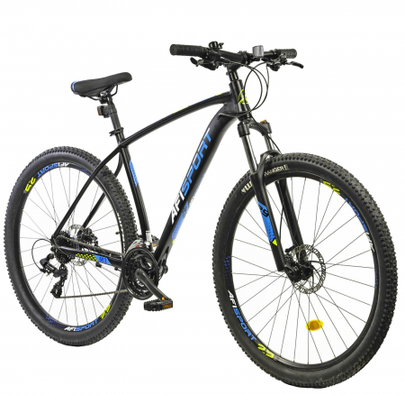 Bicicleta MTB-HT 29" AFISPORT M3, cadru aluminiu, manete secventiale, frane hidraulice, 24 viteze [1]