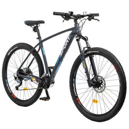 BICICLETE MTB-HT - Bicicleta MTB-HT 29" AFISPORT M5, cadru aluminiu, manete secventiale, frane hidraulice, 18 viteze