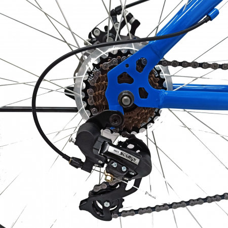 Bicicleta MTB-HT 29" BR Target, cadru otel, manete secventiale, frane disc, 21 viteze [8]