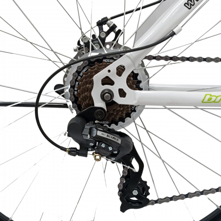 Bicicleta MTB-HT 29" BR Target, cadru otel, manete secventiale, frane disc, 21 viteze [9]