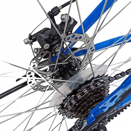 Bicicleta MTB-HT 29" BR Target, cadru otel, manete secventiale, frane disc, 21 viteze [9]