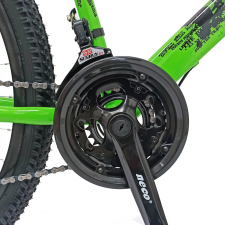 Bicicleta MTB-HT 29" BR Target, cadru otel, manete secventiale, frane disc, 21 viteze [8]