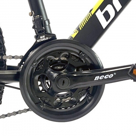 Bicicleta MTB-HT 29" BR Tornado, cadru aluminiu, manete secventiale, frane disc, 21 viteze [8]