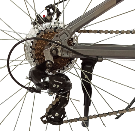 Bicicleta MTB-HT 29" BR Tornado Carrier, cadru aluminiu 18", manete secventiale, frane disc, 21 viteze [8]