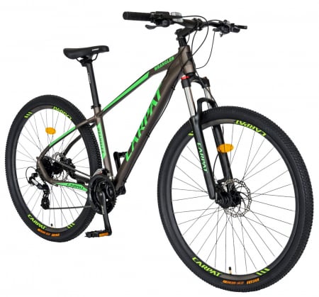 BICICLETE MTB-HT - Bicicleta MTB-HT 29" CARPAT Wrangler, cadru aluminiu, manete secventiale, frane hidraulice, 24 viteze