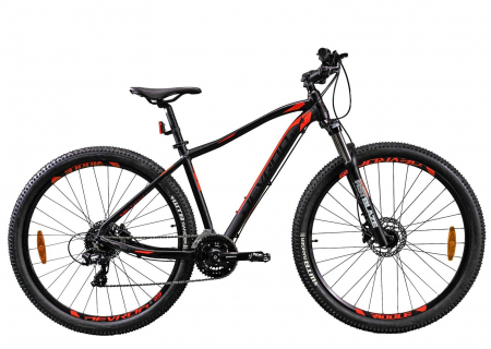 BICICLETE MTB-HT - Bicicleta MTB-HT 29" DEVRON Riddle RM0.9, cadru aluminiu, manete secventiale, frane hidraulice, 21 viteze