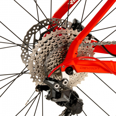 Bicicleta MTB-HT 29" DEVRON Riddle RM3.9 Limited Edition, cadru aluminiu 19.5", manete secventiale, frane hidraulice, 20 viteze, rosu [5]