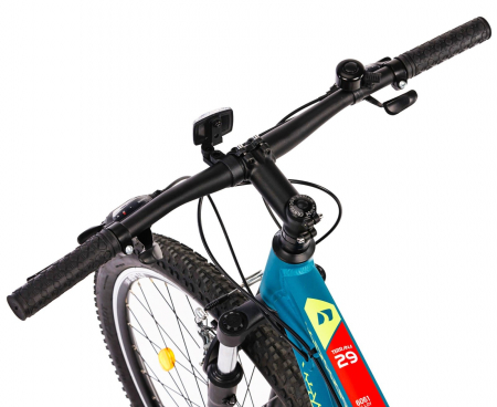 Bicicleta MTB-HT 29" DHS Terrana 2923, cadru aluminiu, manete secventiale, frane V-Brake, 21 viteze [4]