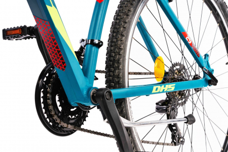 Bicicleta MTB-HT 29" DHS Terrana 2923, cadru aluminiu, manete secventiale, frane V-Brake, 21 viteze [8]