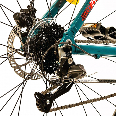 Bicicleta MTB-HT 29" DHS Terrana 2927, cadru aluminiu, manete secventiale, frane hidraulice, 24 viteze [7]