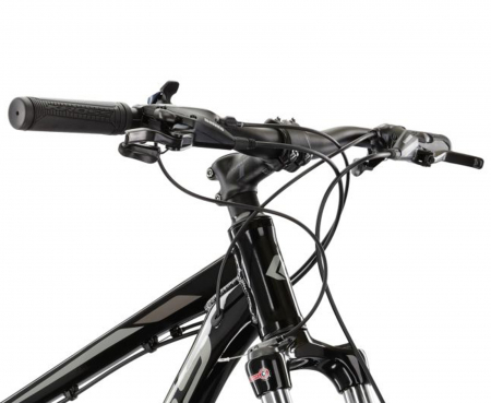 Bicicleta MTB-HT 29" KROSS Hexagon 6.0, cadru aluminiu 19", manete secventiale, frane hidraulice, 24 viteze, negru/gri [6]