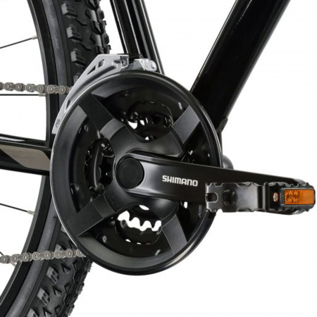 Bicicleta MTB-HT 29" KROSS Hexagon 6.0, cadru aluminiu 17", manete secventiale, frane hidraulice, 24 viteze, negru/gri [8]