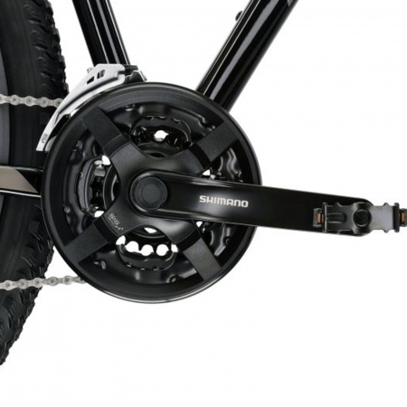 Bicicleta MTB-HT 29" KROSS Hexagon 6.0, cadru aluminiu 17", manete secventiale, frane hidraulice, 24 viteze, negru/gri [7]
