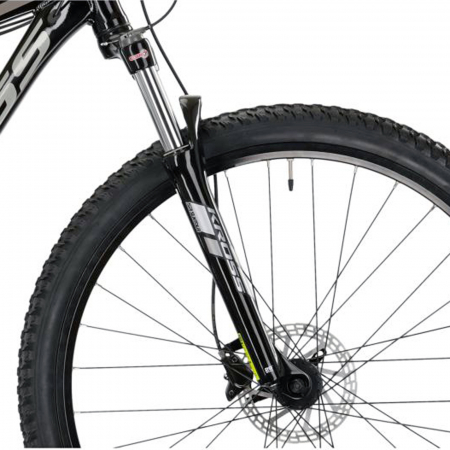 Bicicleta MTB-HT 29" KROSS Hexagon 6.0, cadru aluminiu 19", manete secventiale, frane hidraulice, 24 viteze, negru/gri [4]