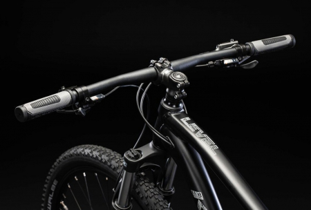 Bicicleta MTB-HT 29" KROSS Level LTD, cadru aluminiu 17", manete secventiale, frane hidraulice, 18 viteze, negru/gri [18]