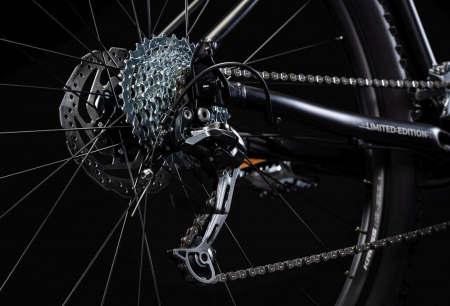 Bicicleta MTB-HT 29" KROSS Level LTD, cadru aluminiu 19", manete secventiale, frane hidraulice, 18 viteze, negru/gri [19]