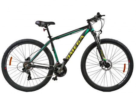 BICICLETE MTB-HT - Bicicleta MTB-HT 29" OMEGA Duke, cadru aluminiu, manete secventiale, frane hidraulice, 21 viteze