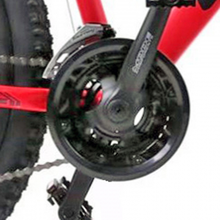 Bicicleta MTB-HT 27.5" OMEGA Gerry, cadru aluminiu 19.5", manete secventiale, frane disc, 21 viteze, rosu/negru [4]