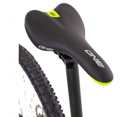 Bicicleta MTB-HT 29" ROCK MACHINE Torrent 20-29, cadru aluminiu 23", manete secventiale, frane hidraulice, 18 viteze, galben fluo/negru/albastru [5]